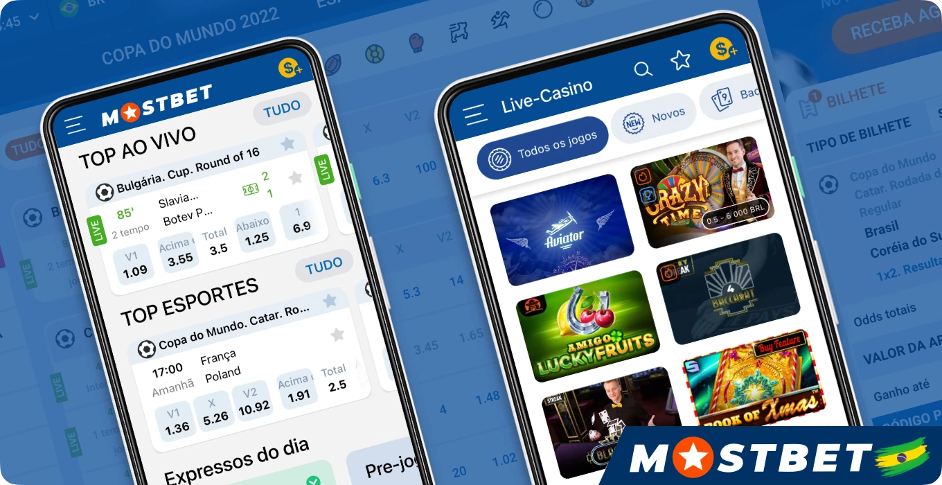 Principais características do aplicativo móvel Mostbet para Android & iOS