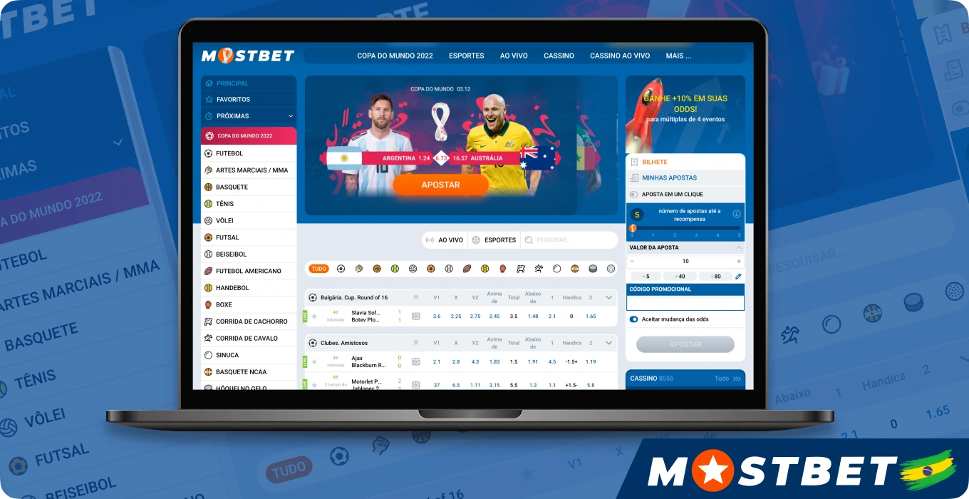 Site oficial da Mostbet para apostas esportivas legais no Brasil