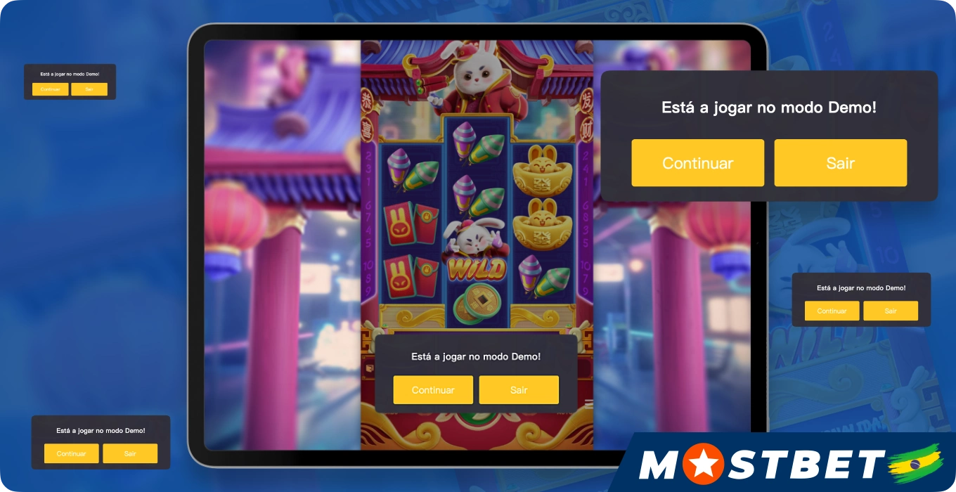 Os usuários da Mostbet do Brasil têm acesso ao modo de demonstração do Fortune Rabbit, que permite que eles aprendam a mecânica do jogo ou simplesmente aproveitem a jogabilidade