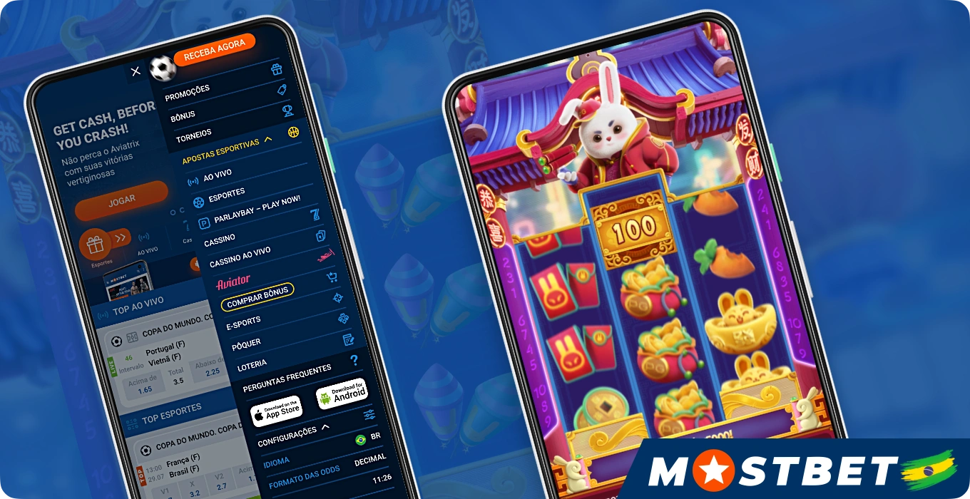 Para jogar Fortune Rabbit em seu smartphone ou tablet, tudo o que você precisa fazer é baixar o aplicativo gratuito da Mostbet